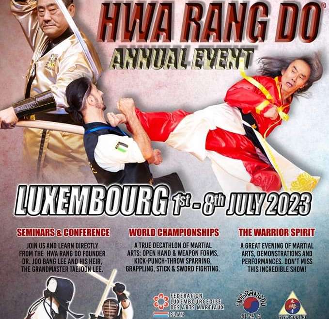 World Hwa Rang Do Association Annual Event 2023 in Luxembourg