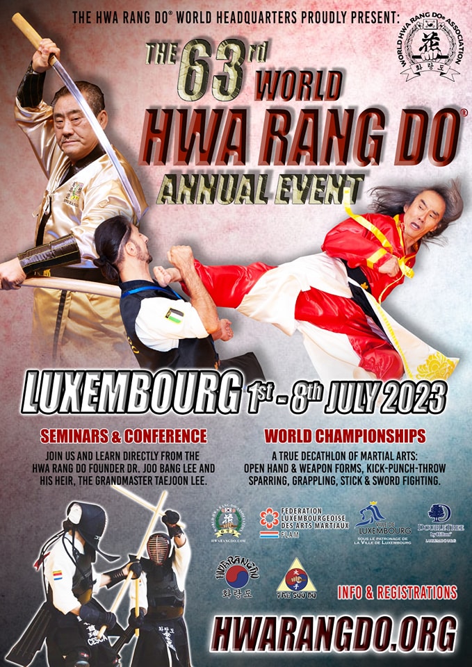 The 63rd World Hwa Rang Do Annual Event 2023 in Luxembourg