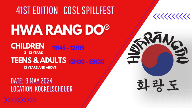 Hwa Rang Do at COSL Spillfest – 9 May 2024