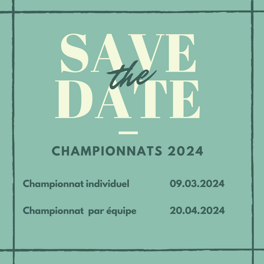 ‼️ SAVE THE DATE 🏆 Championnats 2024 Judo